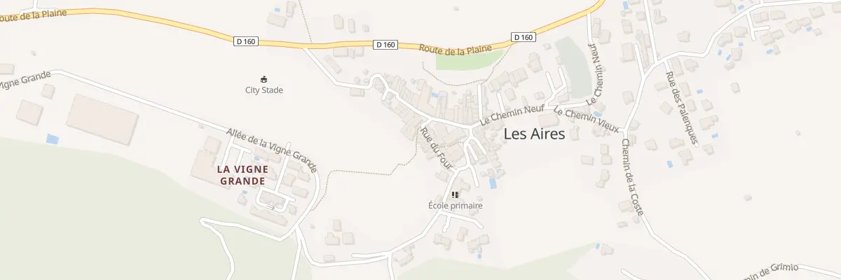 Plan du 1 Che des Pailles aux Aires