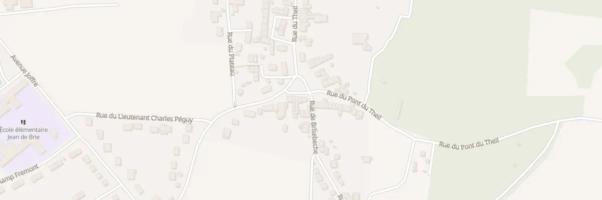 Plan du 18 Rue du Theil à Coulommiers