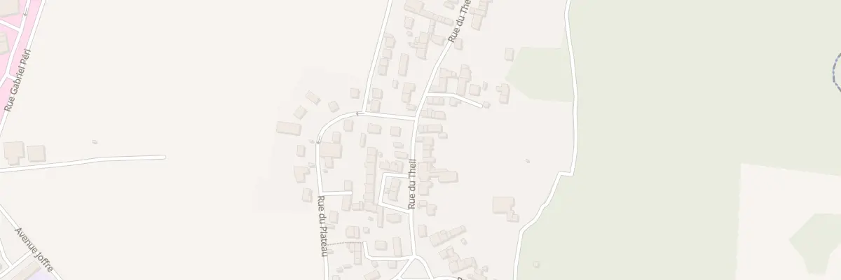 Plan du 52 Rue du Theil à Coulommiers