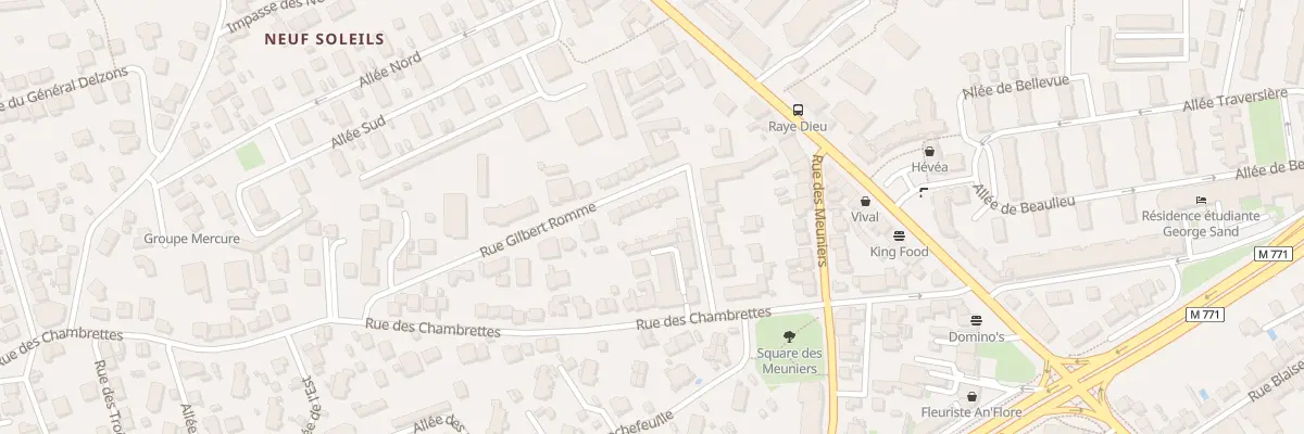 Plan du 36 Rue Gilbert Romme à Clermont-Ferrand