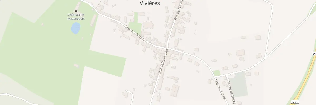 Plan du 1B Rue du Château à Vivières