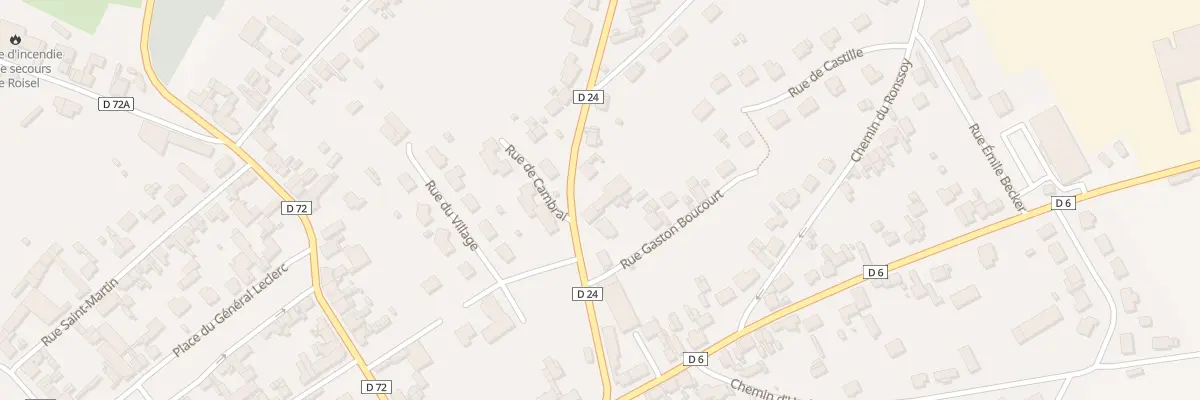 Plan du 4 Rue de Cambrai à Roisel