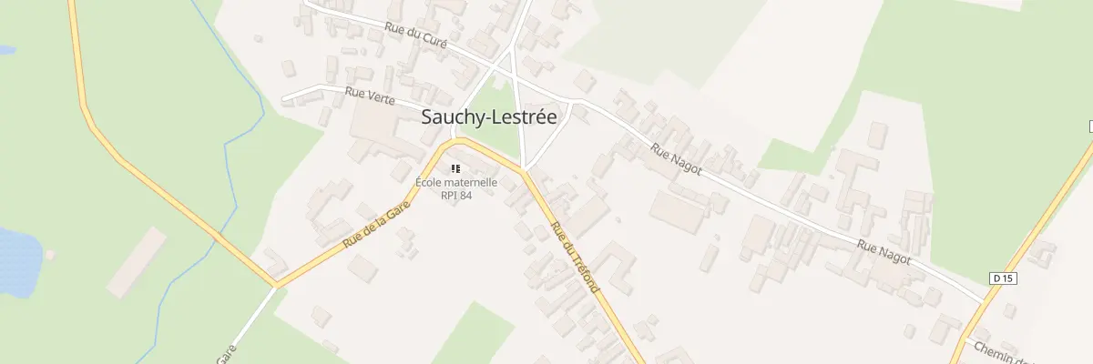 Plan du 1 Rue du Tréfond à Sauchy-Lestrée