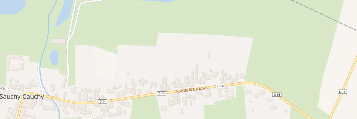Plan du 37 Rue de la Cauchy à Sauchy-Cauchy