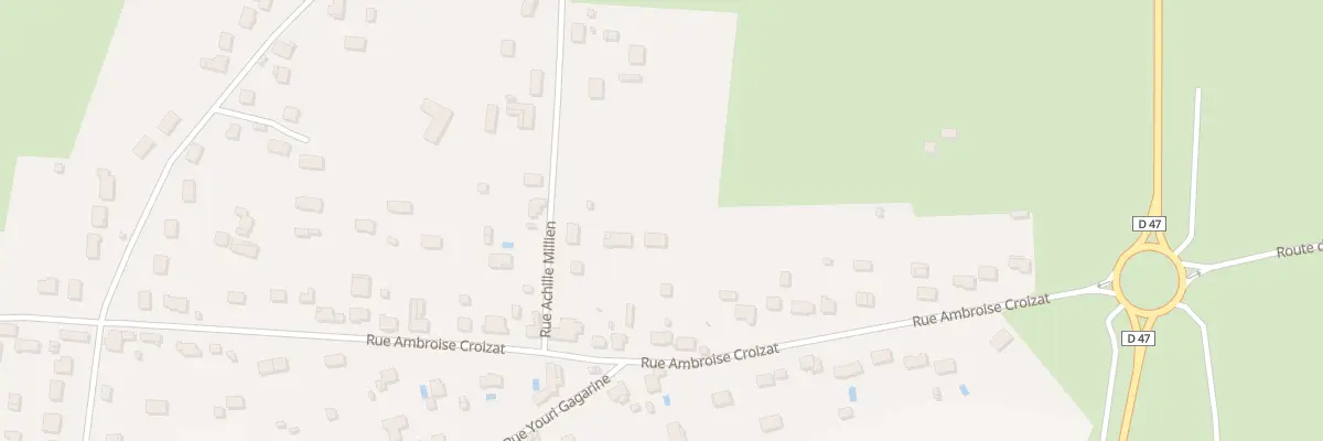 Plan du 1069 Rue Ambroise Croizat à Garchizy