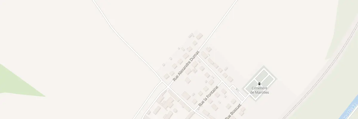Plan du 9 Rue Alexandre Dumas à Marolles