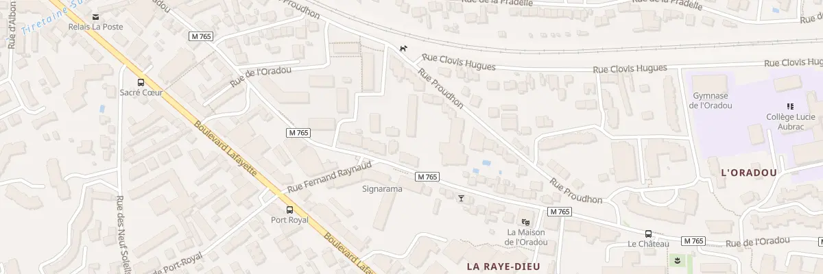 Plan du 46 Rue Proudhon à Clermont-Ferrand