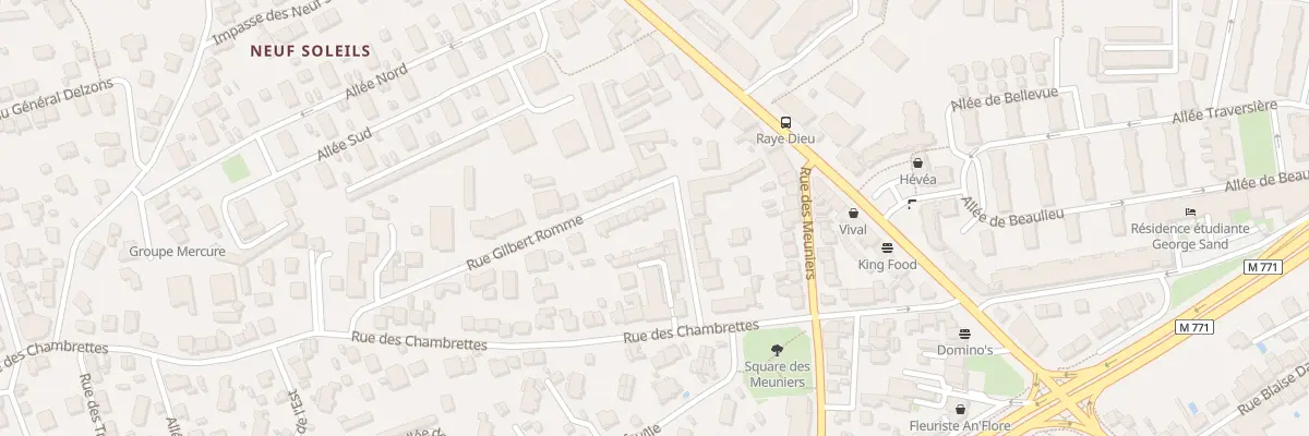 Plan du 40 Rue Gilbert Romme à Clermont-Ferrand