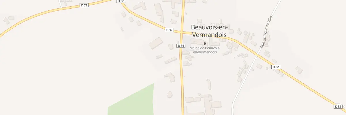 Plan du 2 Rue de l’Eglise à Beauvois-en-Vermandois