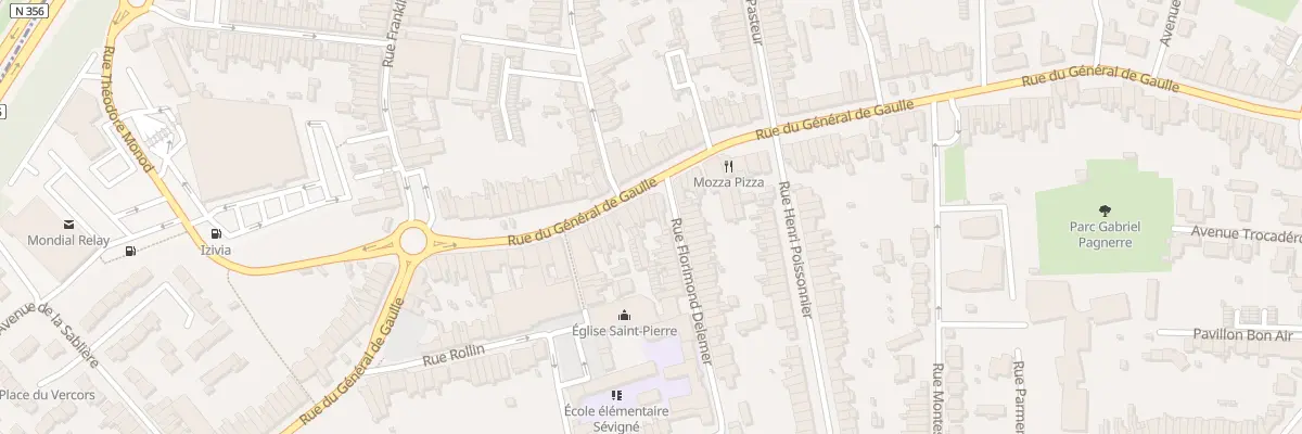 Plan du 140 Rue du Général De Gaulle à Mons-en-Barœul