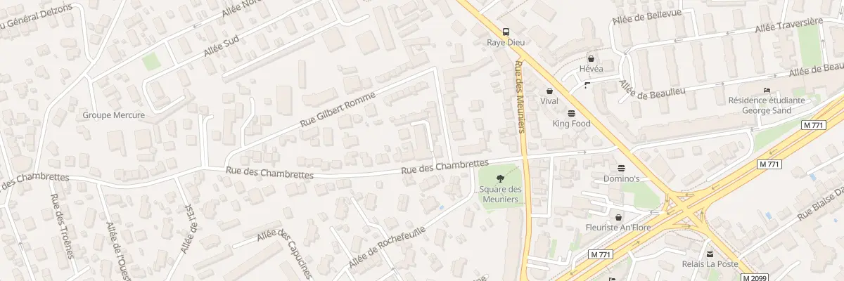 Plan du 75B Rue des Chambrettes à Clermont-Ferrand