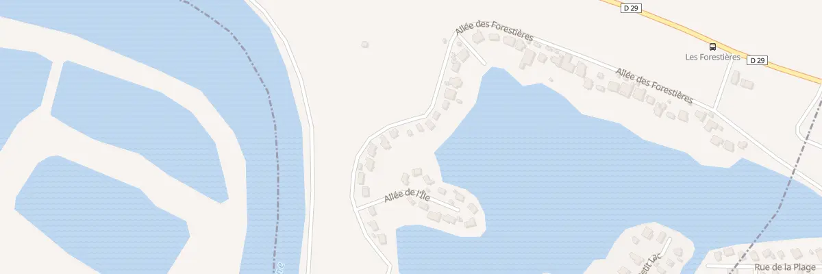 Plan du 55 All des Forestieres à Misy-sur-Yonne