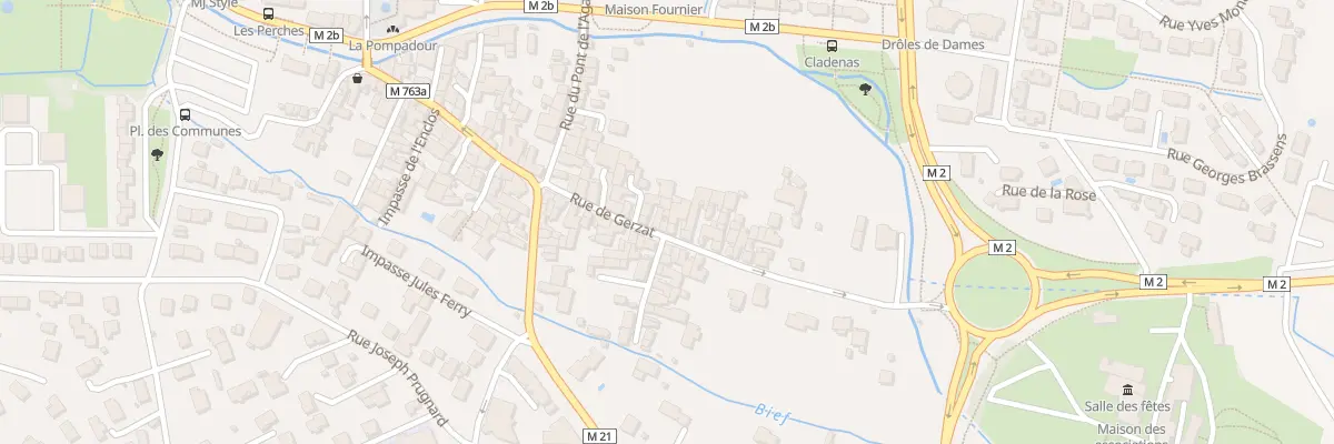 Plan du 21 Rue de Gerzat à Cébazat