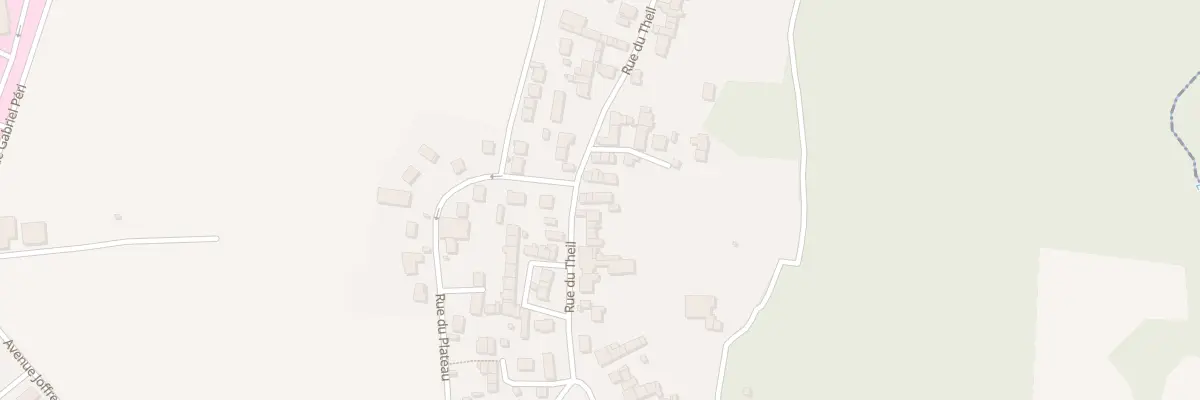 Plan du 54A Rue du Theil à Coulommiers