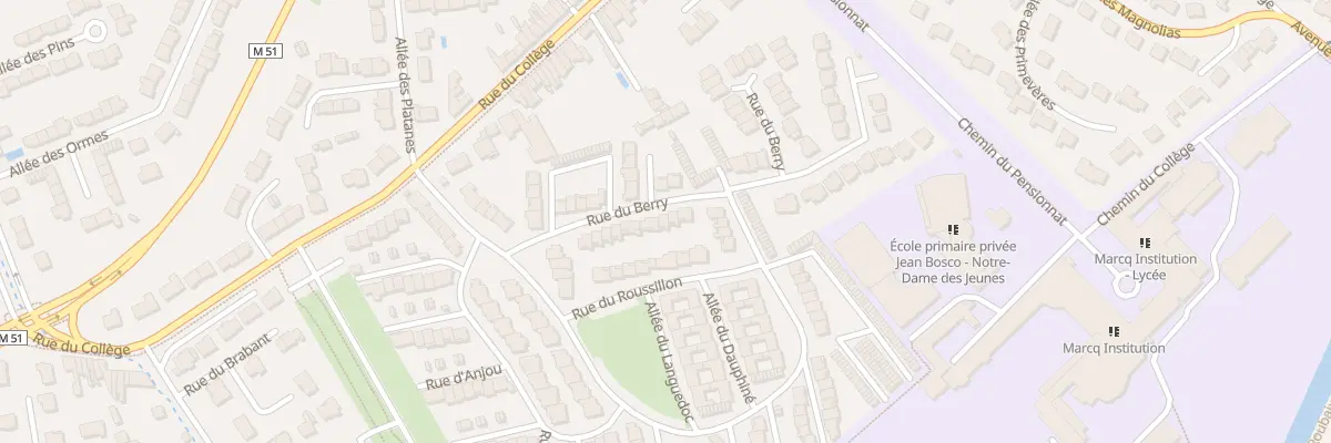 Plan du 39 Rue de Champagne à Marcq-en-Barœul