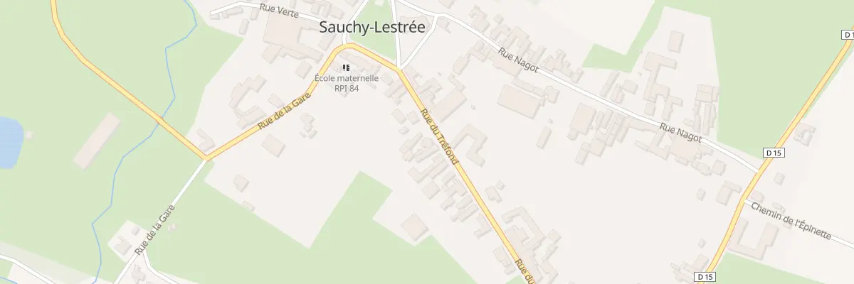 Plan du 12 Rue du Tréfond à Sauchy-Lestrée