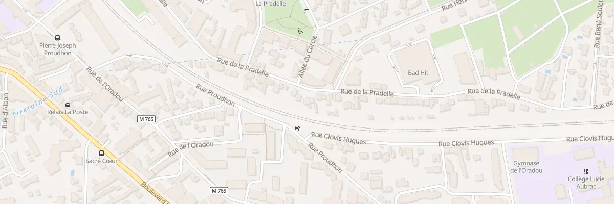 Plan du 80 Rue de la Pradelle à Clermont-Ferrand