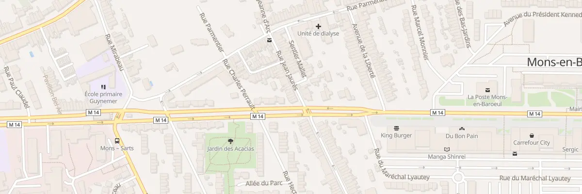 Plan du 26 Rue Jean Jaurès à Mons-en-Barœul