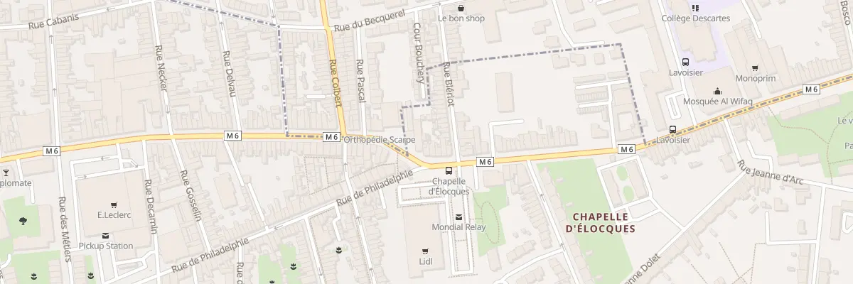 Plan du 3 Rue Jacquard Hellemmes à Lille