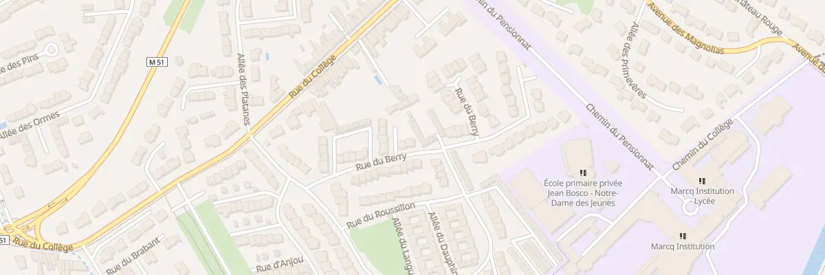 Plan du 48 Rue de Champagne à Marcq-en-Barœul