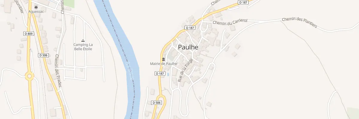 Plan du 4 Pl Saint Amans à Paulhe