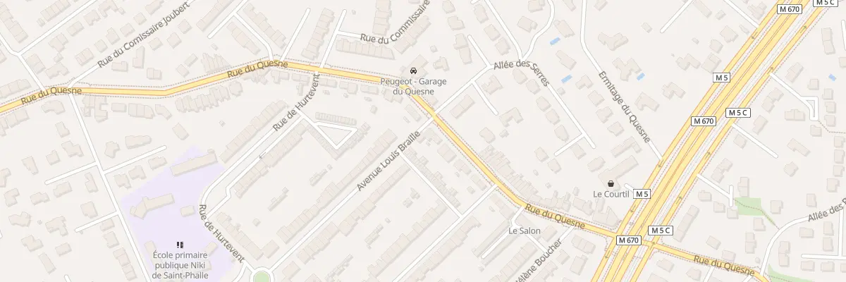 Plan du 170 Rue du Quesne à Marcq-en-Barœul