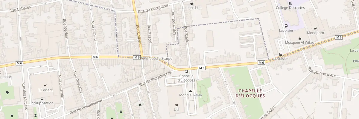 Plan du 5 Rue Jacquard Hellemmes à Lille
