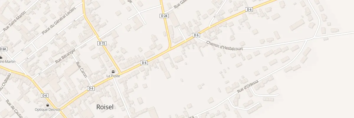 Plan du 2 Rue du Nouveau Monde à Roisel