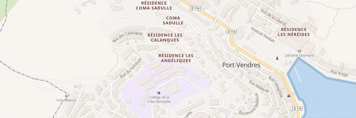 Plan du 9001 Res Les Angeliques à Port-Vendres