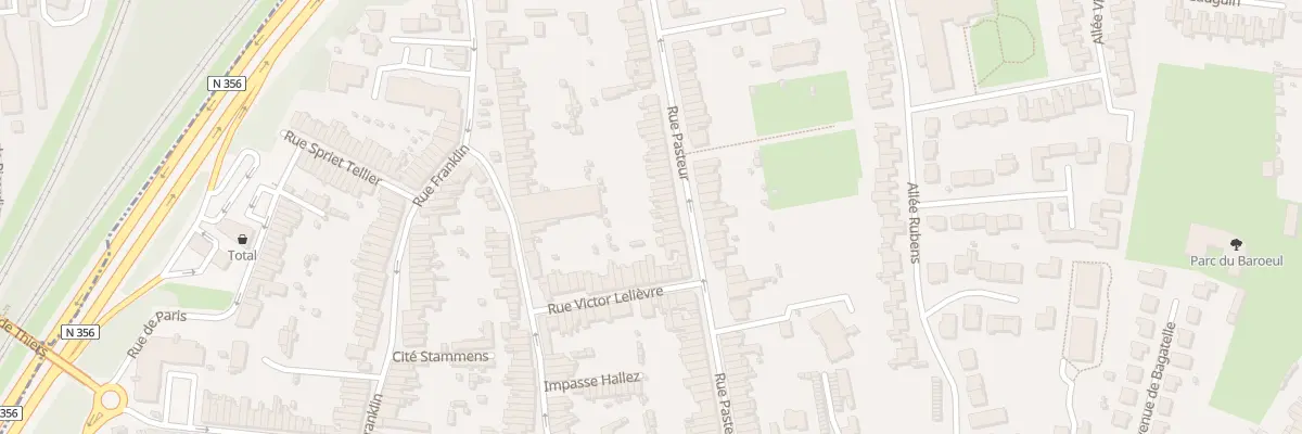 Plan du 59 Rue Pasteur à Mons-en-Barœul