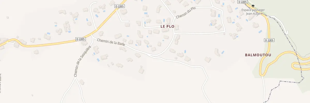 Plan du 18 Che de Balmoutou au Pradal