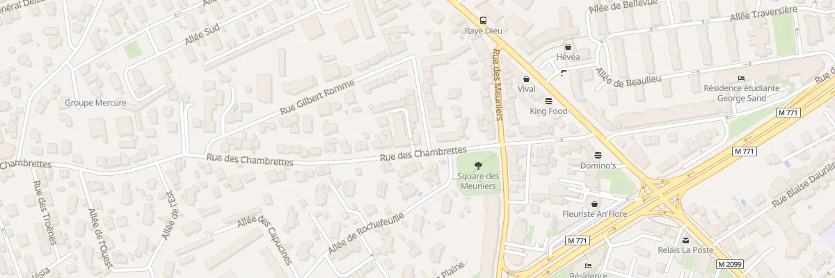 Plan du 52 Rue Gilbert Romme à Clermont-Ferrand