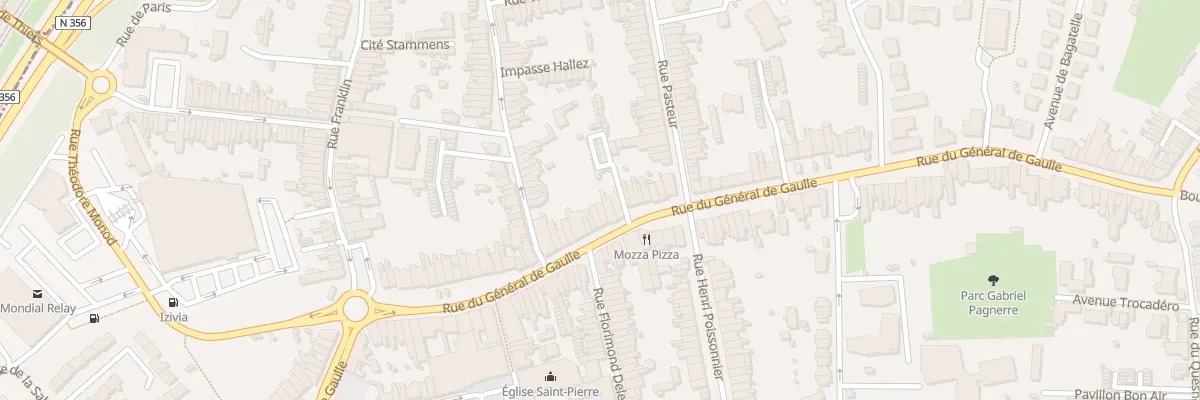 Plan du 175 Rue du Général De Gaulle à Mons-en-Barœul