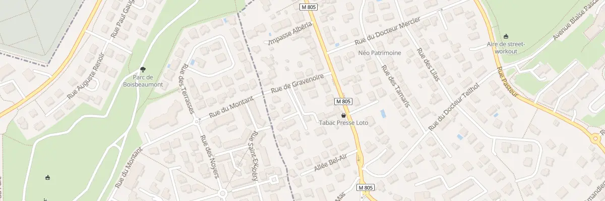 Plan du 3 Rue de Gravenoire à Aubière