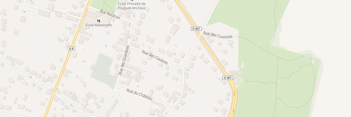 Plan du 8 Rue du Crot Galop à Pougues-les-Eaux
