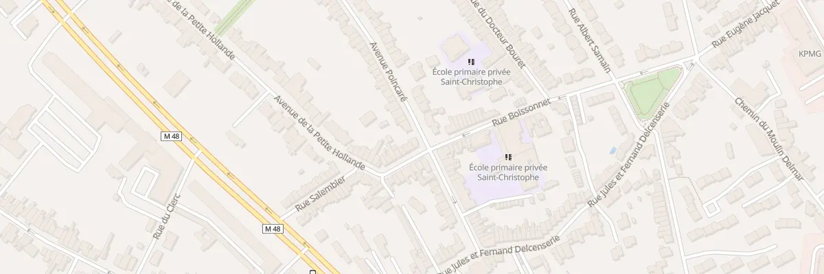Plan du 99 Rue de la Petite Hollande à Marcq-en-Barœul