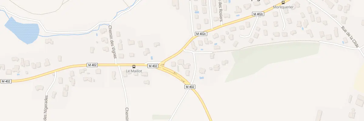 Plan du 98 Rte de Pompignat à Châteaugay