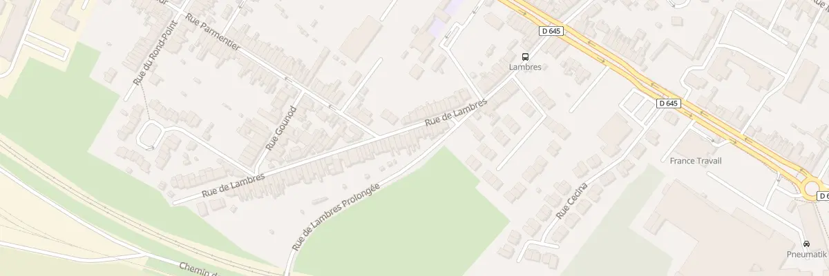 Plan du 193 Rue de Lambres à Sin-le-Noble