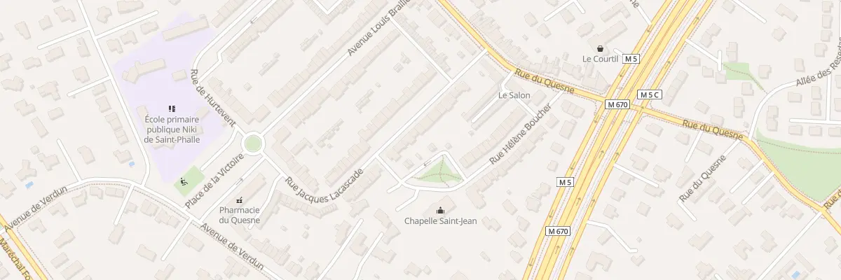 Plan du 17 Rue Jacques Lacascade à Marcq-en-Barœul