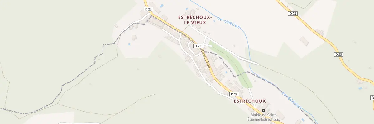 Plan du 12 Rue des 4 Ponts à Saint-Étienne-Estréchoux