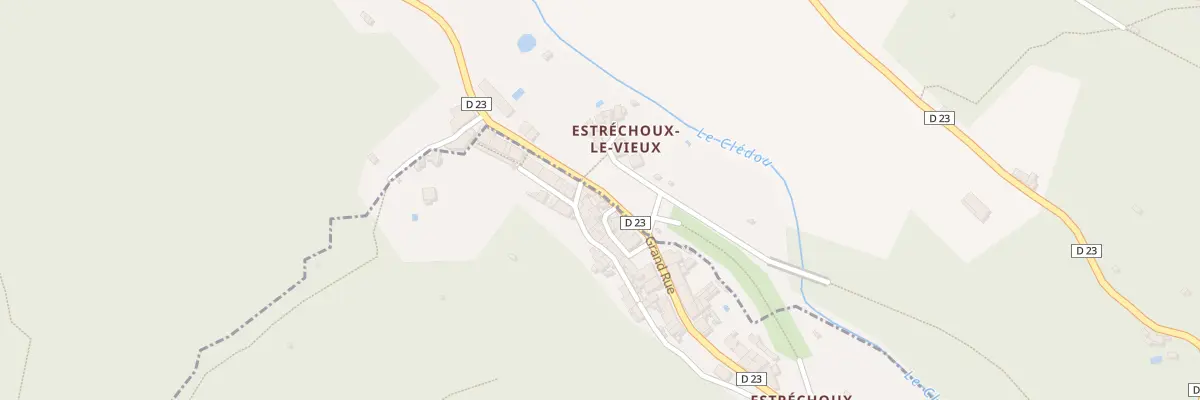Plan du 25 Gr Grande Rue à Saint-Étienne-Estréchoux