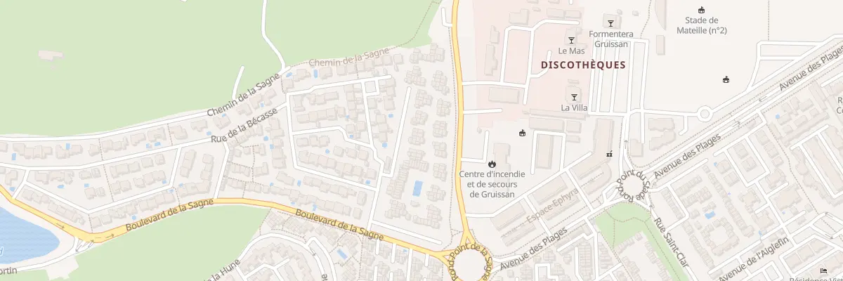 Plan du 338 Res les Amandines à Gruissan