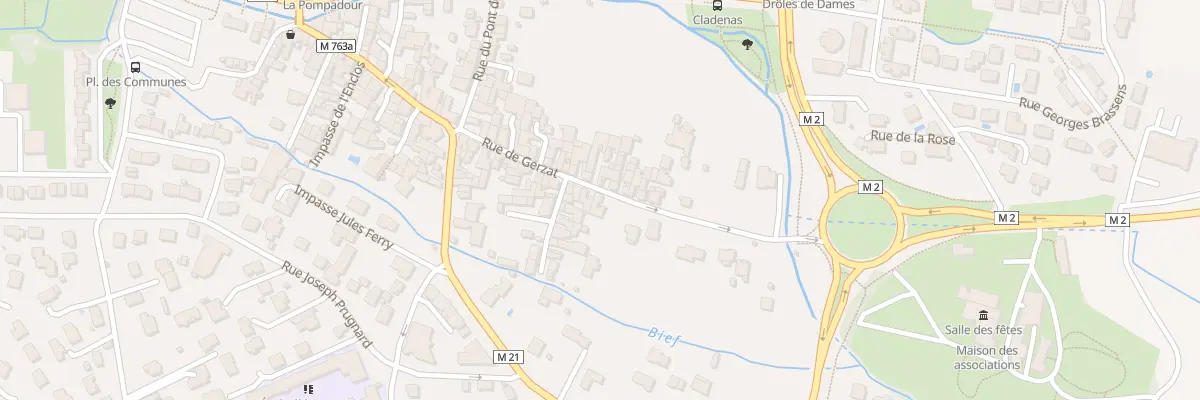 Plan du 22B Rue de Gerzat à Cébazat