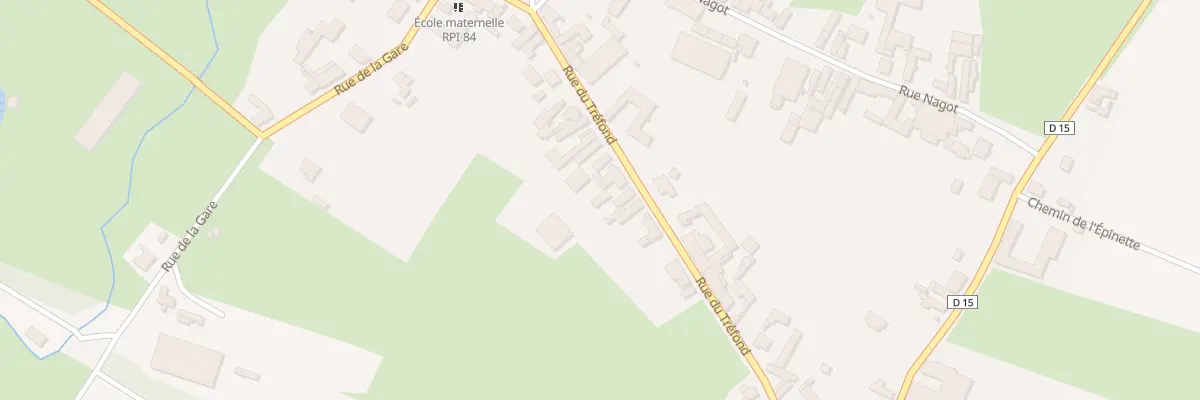 Plan du 20 Rue du Tréfond à Sauchy-Lestrée