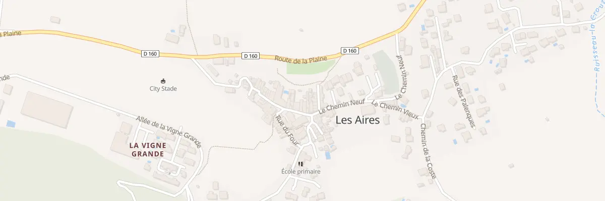Plan du 4 Rue de l’Horloge aux Aires