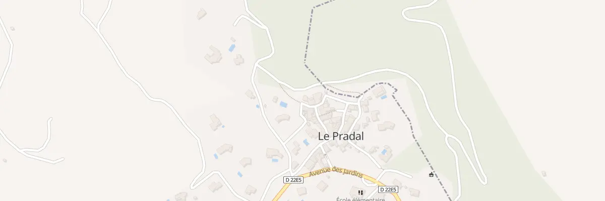 Plan du 6 Rue de la Riole au Pradal