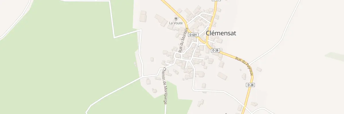 Plan du 10 Pl de l’Eglise à Clémensat