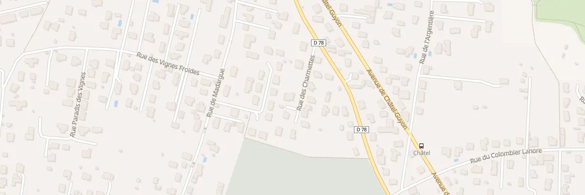 Plan du 38 Rue des Charmettes à Riom