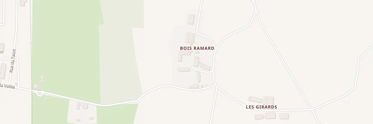 Plan du 1 Ham Bois Ramard à Charny Orée de Puisaye