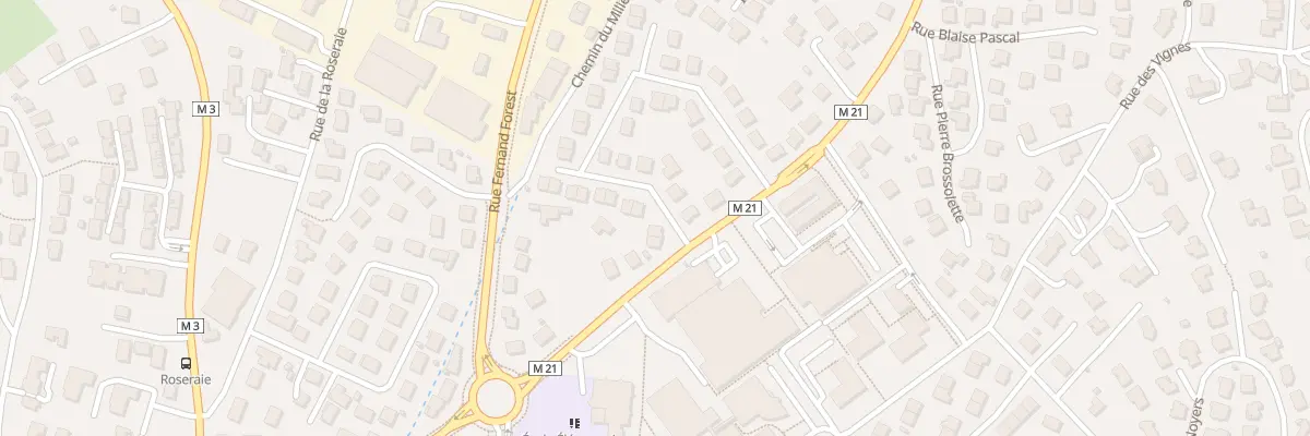 Plan du 3 Rue du 19 Mars à Romagnat